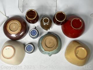 Group of Pottery Serving Items