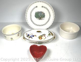 Group of Porcelain Pottery Servingware