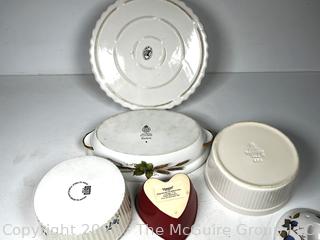 Group of Porcelain Pottery Servingware