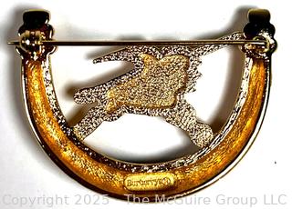 Burberry Knight on Horse Brooch