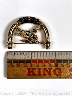 Burberry Knight on Horse Brooch
