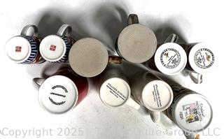 Ten (10) Porcelain Mugs