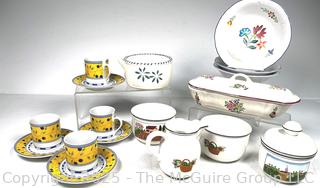 Group of Porcelainware Including Villeroy & Boch Design Naif 