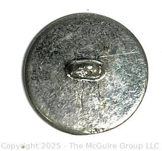 Royal Artillery Three Cannon Pewter Uniform Button, War of 1812.