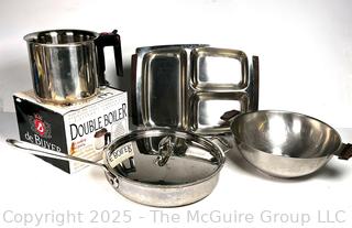 Stainless Steel Cookware Including All Clad and de Buyer 