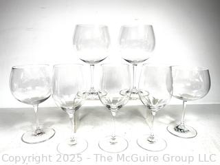 Set of Crystal Wine Glasses Including Riedel