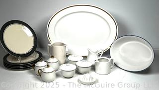 Collection of Porcelain Servingware Including Franciscan and Noritake