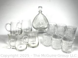 Glassware Including Anchor Hocking Decanter