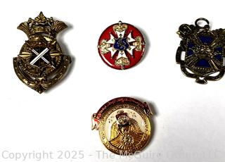  Religious and Military Pendants and Saint Via Crucis Medal