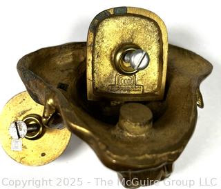 Heavy Brass Labrador Retriever Door Knocker by Jefferson