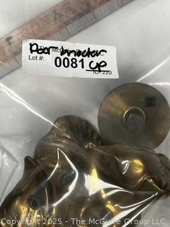 Heavy Brass Labrador Retriever Door Knocker by Jefferson