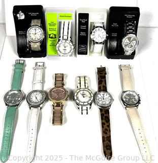 Group of Fashion Watches, Some New in Case, Untested