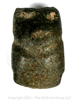 Mezcala Diorite Stone Axe God Figure. 3" long.
