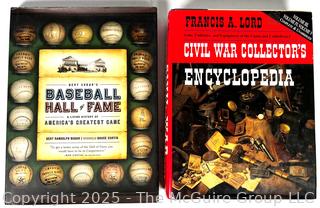 Civil War Collector's Encyclopedia by Francis A. Lord & Bert Sugar's Baseball Hall of Fame Books