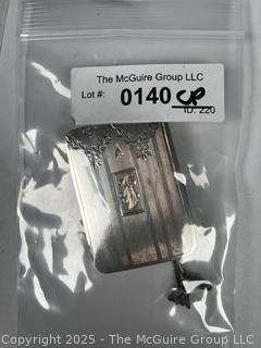 Sterling Silver Vanity Case Purse