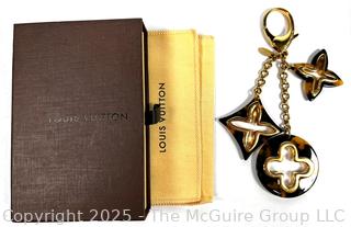 Louis Vuitton Tortoise Shell Resin Insolence Key Holder Bag Charm, New in Box