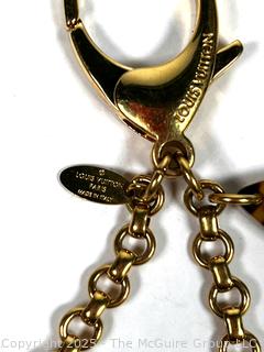 Louis Vuitton Tortoise Shell Resin Insolence Key Holder Bag Charm, New in Box