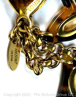 Louis Vuitton Tortoise Shell Resin Insolence Key Holder Bag Charm, New in Box