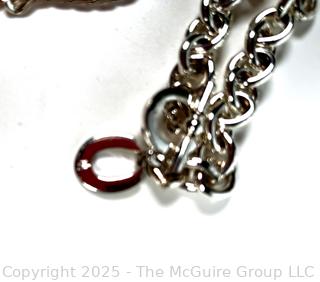 Four (4) Ralph Lauren Silver Tone Costume Jewelry Bracelets