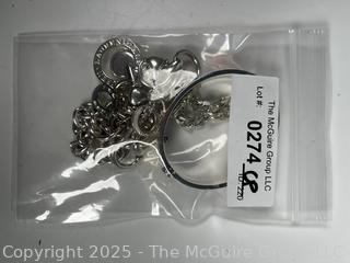 Four (4) Ralph Lauren Silver Tone Costume Jewelry Bracelets