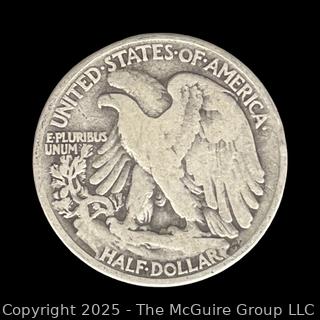 1943 (P) US Walking Liberty Half Dollar Silver Coin