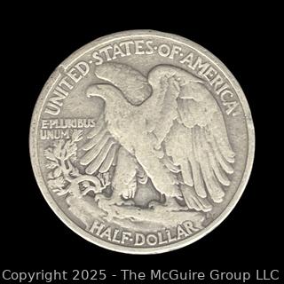 1943 (P) US Walking Liberty Half Dollar Silver Coin