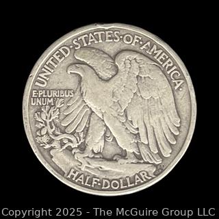 1943 (P) US Walking Liberty Half Dollar Silver Coin