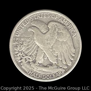 1944 (P) US Walking Liberty Half Dollar Silver Coin