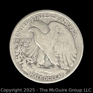 1943 (P) US Walking Liberty Half Dollar Silver Coin