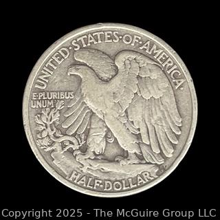 1943 (P) US Walking Liberty Half Dollar Silver Coin