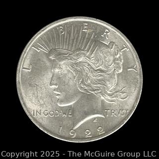 1922 (P) US Liberty Head One Dollar Silver Coin