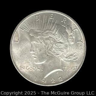 1922 (P) US Liberty Head One Dollar Silver Coin