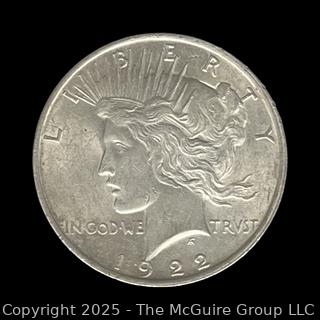 1922 (P) US Liberty Head One Dollar Silver Coin