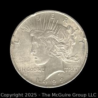 1922 (P) US Liberty Head One Dollar Silver Coin