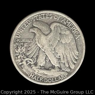 1943 (P) US Walking Liberty Half Dollar Silver Coin