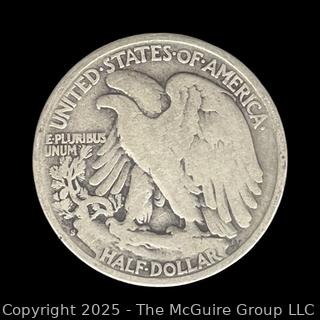 1943 (S) US Walking Liberty Half Dollar Silver Coin