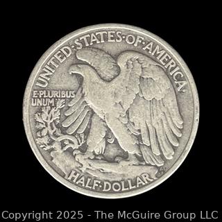 1943 (P) US Walking Liberty Half Dollar Silver Coin