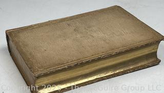 1891 Leather Bound Book "The Complete Poetical Works" of John Greenleaf Whittier