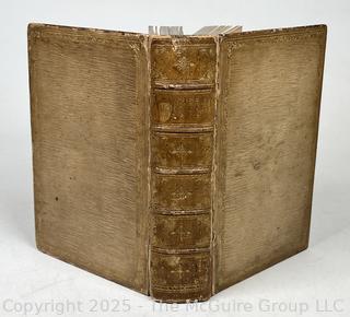1891 Leather Bound Book "The Complete Poetical Works" of John Greenleaf Whittier
