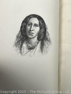 1864 Leather Bound with Marble Boards Book The Complete Works of George Eliot, Life and Letters