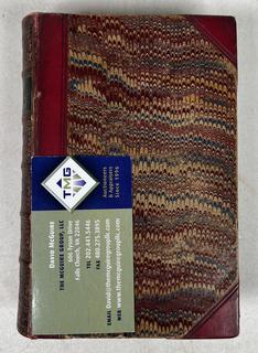 Leather Bound with Marble Boards Book - The Poetical Works of Robert Burns