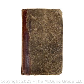 Antique Adam's New Arithmetic by Daniel Adams, 1833 Hard Cover