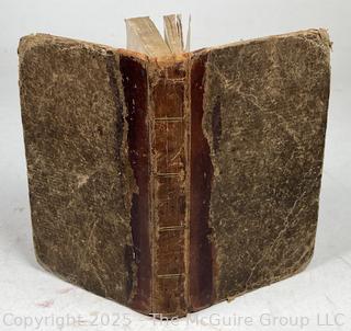 Antique Adam's New Arithmetic by Daniel Adams, 1833 Hard Cover