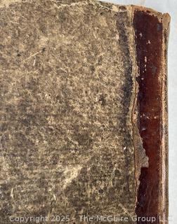 Antique Adam's New Arithmetic by Daniel Adams, 1833 Hard Cover