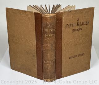 A Fifth Reader by Stickley 1892 Ginn & Company Boston