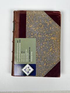 1889 Leather Bound with Marble Boards Book The Story of The Chevalier Bayard