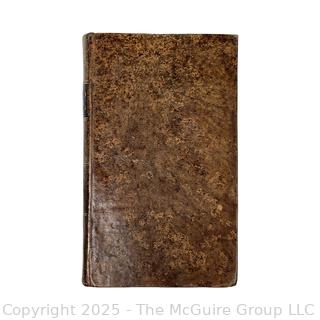 1837 Leather Bound Book Christs Sudden and Certain Appearance in Judgment