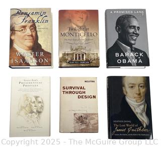 Six (6) Books Including Biographies
