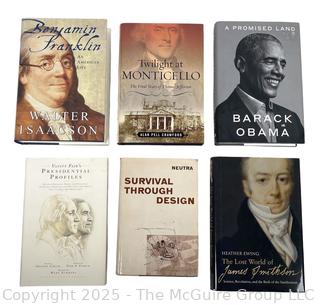 Six (6) Books Including Biographies