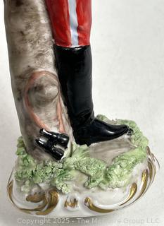Luigi Fabris Porcelain Soldier Figurine Signed